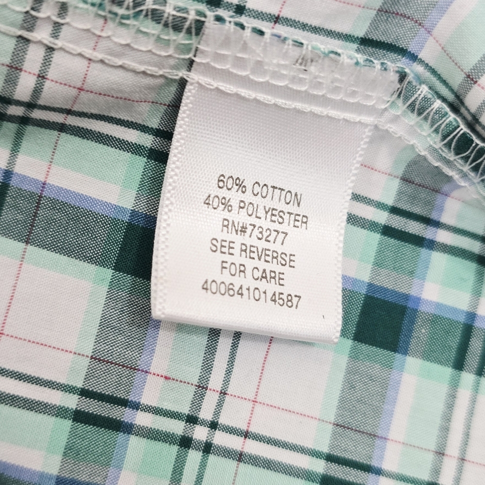 Mens Croft and Barrow Plaid Button Down Shirt - Picture 7 of 7